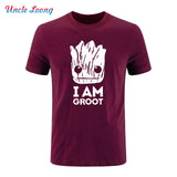 Guardians of the Galaxy T-Shirt | Men Short Sleeve Cotton T-Shirts | 2017 Summer New Printed