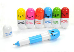 Cute Capsule Creative Pills Ball Ballpoint Pens | Ballpen For School/office Writing