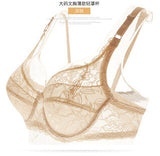 Super Thin AB Cup Women Bra | Sexy Floral Lace Embroidery Brassiere Transparent Breathable Bra