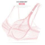 Super Thin AB Cup Women Bra | Sexy Floral Lace Embroidery Brassiere Transparent Breathable Bra