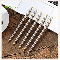 stainless steel rod rotating metal ballpoint pen | commercial ballpoint pen | school/office stationery | 1pcs/lot