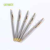 stainless steel rod rotating metal ballpoint pen | commercial ballpoint pen | school/office stationery | 1pcs/lot