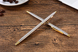 stainless steel rod rotating metal ballpoint pen | commercial ballpoint pen | school/office stationery | 1pcs/lot