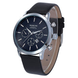 Luxury Casual Military Mens Watch | Quartz Sports Wristwatch Leather Strap Male Watch