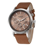 Luxury Casual Military Mens Watch | Quartz Sports Wristwatch Leather Strap Male Watch