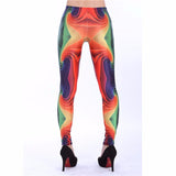 Women Leggings  3D Printed | Ray fluorescence Women Leggings Pants