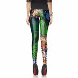 Women Leggings  3D Printed | Ray fluorescence Women Leggings Pants