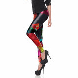 Women Leggings  3D Printed | Ray fluorescence Women Leggings Pants