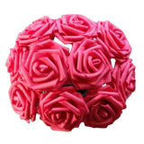 Artificial Rose Flowers | Wedding Bride Bouquet PE Foam  | DIY Home Decor Rose Flowers | 11 Colors 10 pcs 8CM