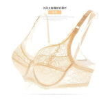 Super Thin AB Cup Women Bra | Sexy Floral Lace Embroidery Brassiere Transparent Breathable Bra