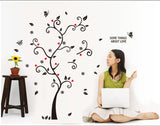 DIY Removable Photo Tree Pvc Wall Decals | Adhesive Wall Stickers Mural Art Home Decor | 100*120Cm/40*48in 3D