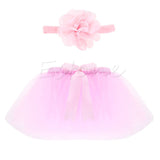 Puffy Skirts Toddler/Infant Short Cake Skirt for baby | Princess Headband Photo Prop Costume Outfit | Girls Baby Tutu Skirts