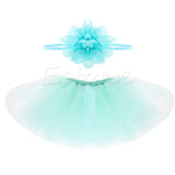 Puffy Skirts Toddler/Infant Short Cake Skirt for baby | Princess Headband Photo Prop Costume Outfit | Girls Baby Tutu Skirts