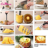 Stainless Steel Pineapple Peeler | Kitchen Accessories | Pineapple Slicers | Pineapple Fruit Knife Cutter