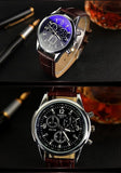 Yazole Men Watch Luxury Brand Watches | Quartz WAtch Fashion Leather Strap | Men's Watch Sports Wristwatch