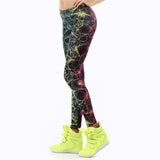Women Leggings  3D Printed | Ray fluorescence Women Leggings Pants