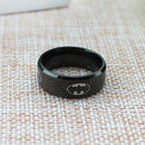 Black Punk Wedding Ring | Stainless Steel Rings For Men And Women |  Unique Jewelry Fashion Party Gift | 6mm