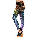 Women Leggings  3D Printed | Ray fluorescence Women Leggings Pants