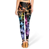 Women Leggings  3D Printed | Ray fluorescence Women Leggings Pants