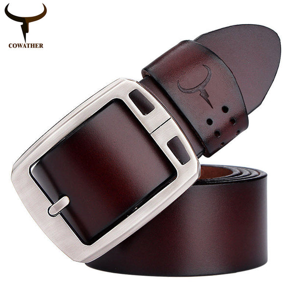 Genuine Leather Belts For Men | Fancy Pin Buckle