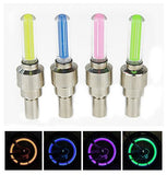 Tire Valve Caps Wheel Spokes LED Light | Bike Light Without Battery Mountain Road | Bicycle Tyre LEDS  Lights