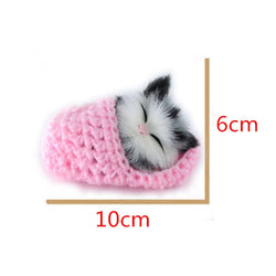 Simulation Sounding Shoe Kittens | Cats Plush Toys Kids | Birthday Gifts shoe kitten